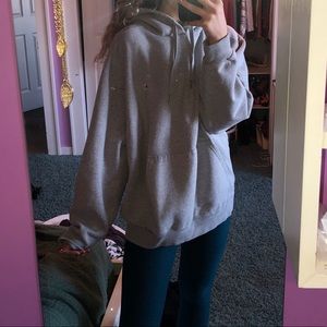 Grey champion sweatshirt